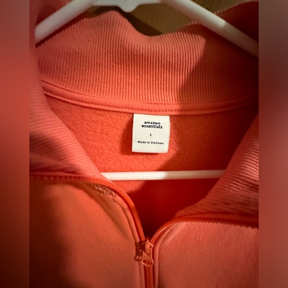 Amazon Essentials Coral 1/4 Zip Sweatshirt - Picture 4 of 7